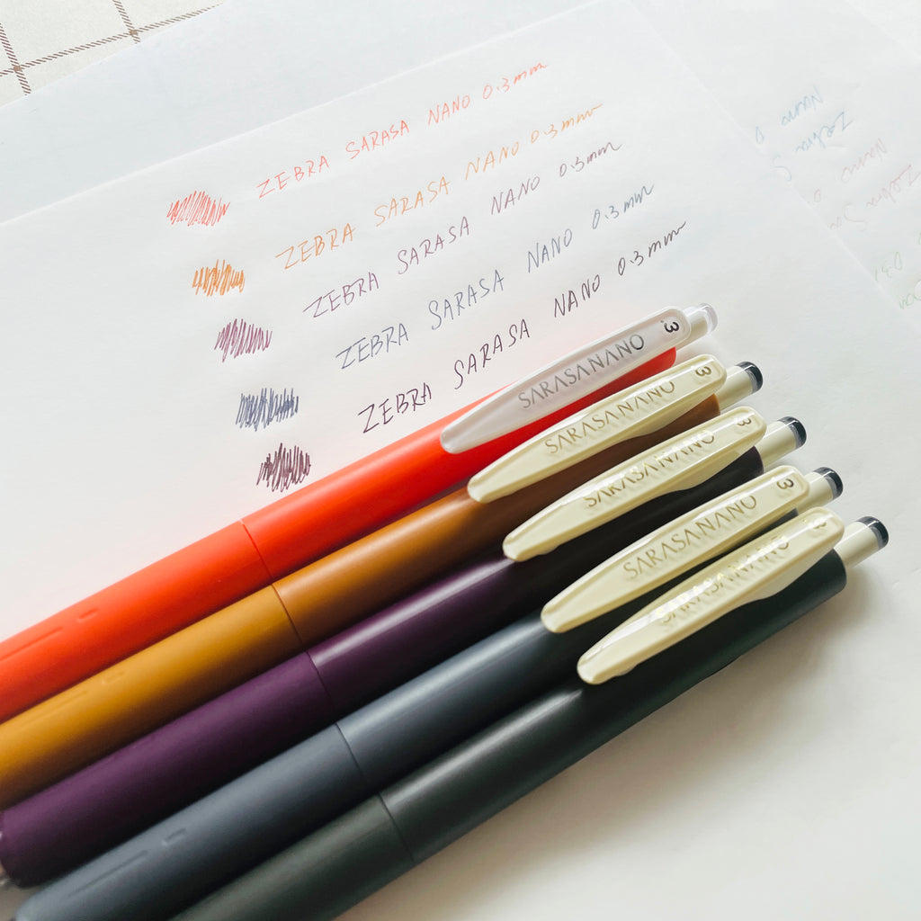 ZEBRA SARASA Nano Gel Pen 0.3mm – niconeco zakkaya